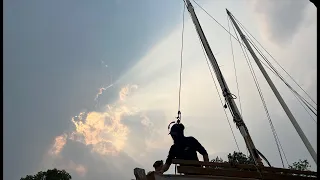 Arabella’s Launch – Launching a Wooden Boat