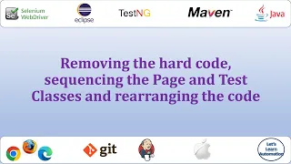 Selenium Framework - 12 Remove hard code sequencing