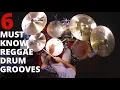 6 Must Know Reggae Drum Grooves | Learn Drum Beats | Lesson by Ben Satterlee Drum Teacher