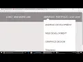 Jquery HTML Tutorial Header with Jquery Dropdown Menu
