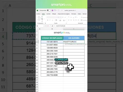 🚀 Cómo quitar guiones en Excel en 5 segundos