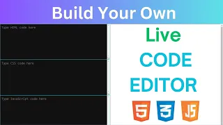 How To Make Live Code Editor Using HTML CSS And JavaScript Online Code Editor Like w3schools 2025