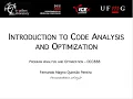 Introduction to Static Code Analysis and Code Optimization