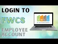 How to Login to FWCS Employee Account