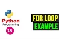 Python Programming Tutorial - for loop