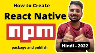 Create and Publish NPM Package for React Native in Hindi Engineer Codewala