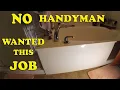 Replacing a Bathtub Faucet No Access Door