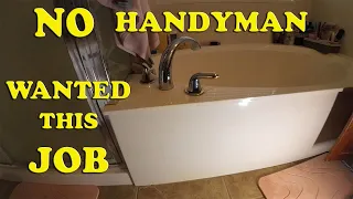 Replacing a Bathtub Faucet No Access Door