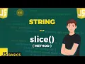 Learn JavaScript STRING SLICING javascript tutorial 16