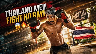 Thailand Mein Fight Ho Gayi 😱🔥 | MUAY THAI 🇹🇭 | Rohit Zinjurke  | Reactionboi Vlog