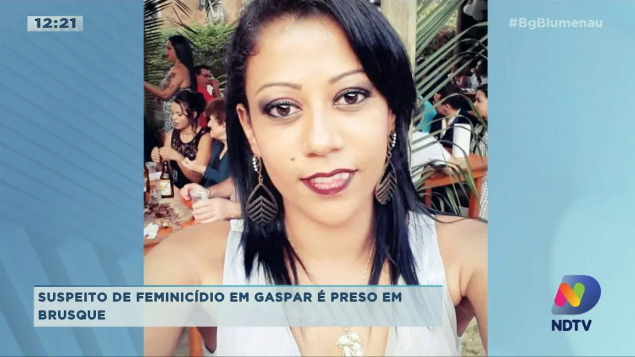 Suspeito de feminicídio em Gaspar é preso em Brusque