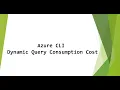 Azure CLI Dynamic Query Consumption Cost az consumption usage list