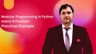 Modular Programming in Python main Explained with Real Example Python Tutorial for Beginners