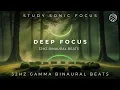 Gamma Binaural Beats for Deep Focus and Study 34Hz Brainwaves Work and Concentration Music