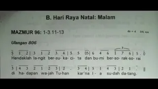 hendaklah langit bersuka cita mazmur 96 1 3 11 13 ps 806