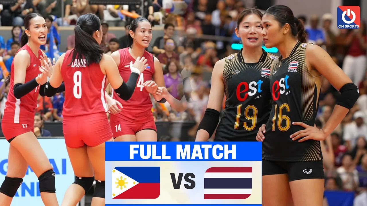 🔴FULL HD | PHILIPPINES vs. THAILAND | Solomon vs. Chatchu-on - Women's Volleyball