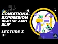 Conditional Expressions Lecture 3 Python for Data Science 2024 get placed