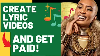 How to earn money by making lyric videos on YouTube FAST!