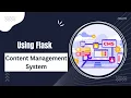 Student Management System - CMS using Flask