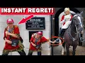 Download Lagu 😱She TOUCHED the Guard’s SHOE and Got KICKED Away… BIG Mistake!❌