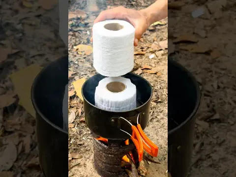 Toilet Paper SURVIVAL Hacks You Need Now #survival #bushcraft #camping #shorts