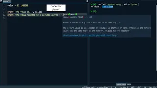 Python 14 Round a number to 0 1 or 2 decimal places using the round function