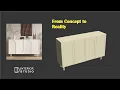 3ds Max Console Table Modeling Complete Spline to 3D Process 3dinteriorstudio