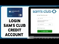 How To Login Sam s Club Credit Account 2024 Sam s Club Credit Card Sign In Guide