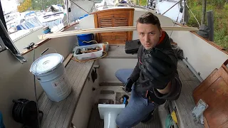 Sailing boat Snowbird Ep 10 working hard refitting my Hallberg Rassy Rasmus 35 l have some surprise