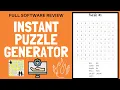 Instant Puzzle Generator Review - Create Word Puzzles Fast