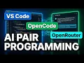 AI-Assisted Coding in VS Code with OpenCode OpenRouter Live Demo