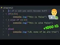 use if statements in node js