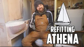 Sail Life – Back in Denmark, sink cover and toilet paper holder – DIY boat project