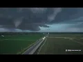 EF3 Tornado drone intercept at Hebron-Kouts, Indiana - June 11, 2026
