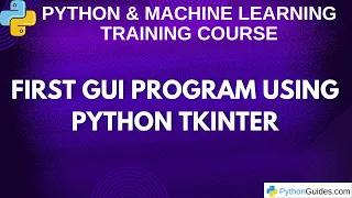 Python Tkinter Python GUI Programming Using Tkinter Tutorial