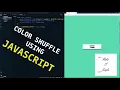 Color Shuffle background with JavaScript