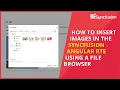 How to Insert Images in the Angular Rich Text Editor Using a File Manager
