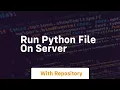 run python file on server