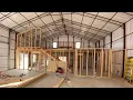 40x60 Metal Building DIY second level framing and flooring