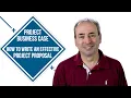 Project Business Case How to Write an Effective Project Proposal