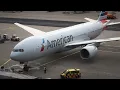 American Airlines Boeing 777-200ER - Pushback/Taxi/Takeoff at Frankfurt