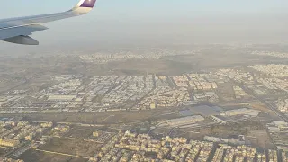 Landing at Jeddah Airport – A Beautiful Aerial View of Jeddah, Saudi Arabia