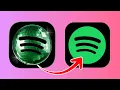 Hate the New Spotify Icon Do This