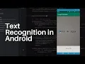Text Recognition by Camera in Android Studio Kotlin Android Mobile vision