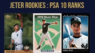 Derek Jeter Rookie Cards Top 10 PSA 10 Gem Rate Rankings
