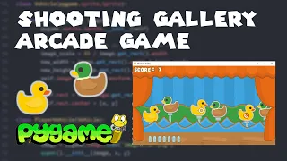 ASMR Programming - Shooting Gallery Arcade Game in Python and Pygame