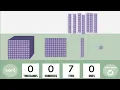 Counting by tens using M A B or Base Ten Blocks