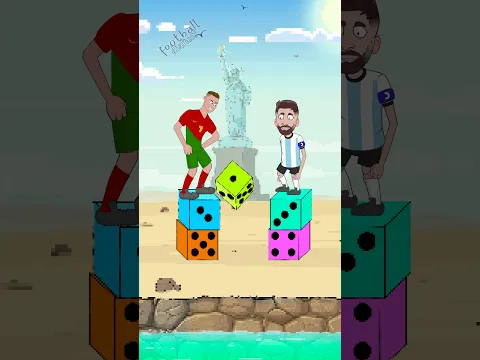 Who Wins The Dice Battle? Ronaldo or Messi? 🏆🎲 #messi #ronaldo #football