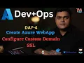 How to configure Custom Domain and SSL on Azure WebApp Azure DevOps training and certification