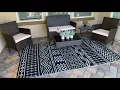 COCOER Outdoor Rug Carpet for Patio Decor or camping
